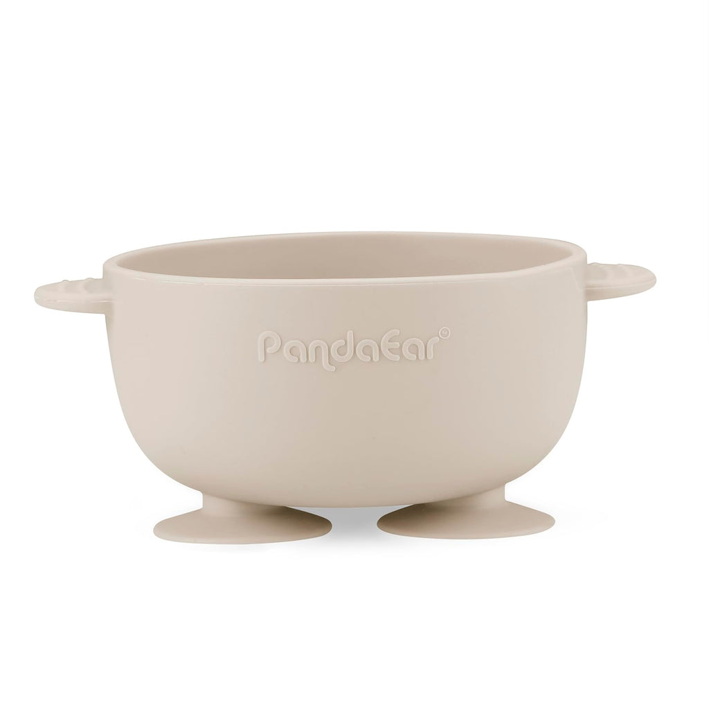 3 Pack Silicone Suction Baby Bowls & 3 Baby Feeding Spoons