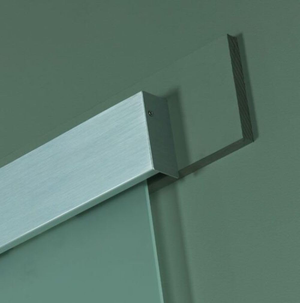 8BDGL3696OP Opaque Interior Glass Barn Door Kit, 36" x 96", Frosted Glass