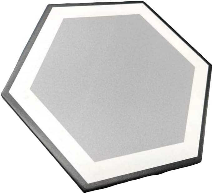 9 Inch Hexagon Satin 9x10 Porcelain Floor Wall Tile Backsplash Shower, Accent Decor, Fireplace, Flooring (6.89 Square