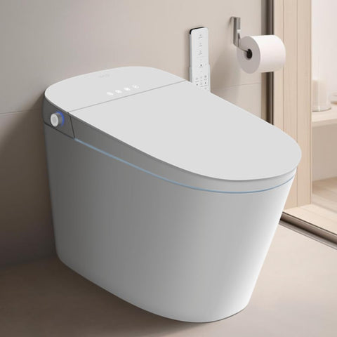 EPLO Smart Toilet Bidet with Tank Built In,Auto Open Close Lid,ADA Comfort Height,Dual Auto Flush,1000 Gram MaP