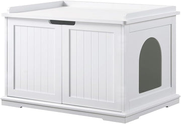 Cat Litter Box Enclosure Furniture, Hidden Litter Box Cover