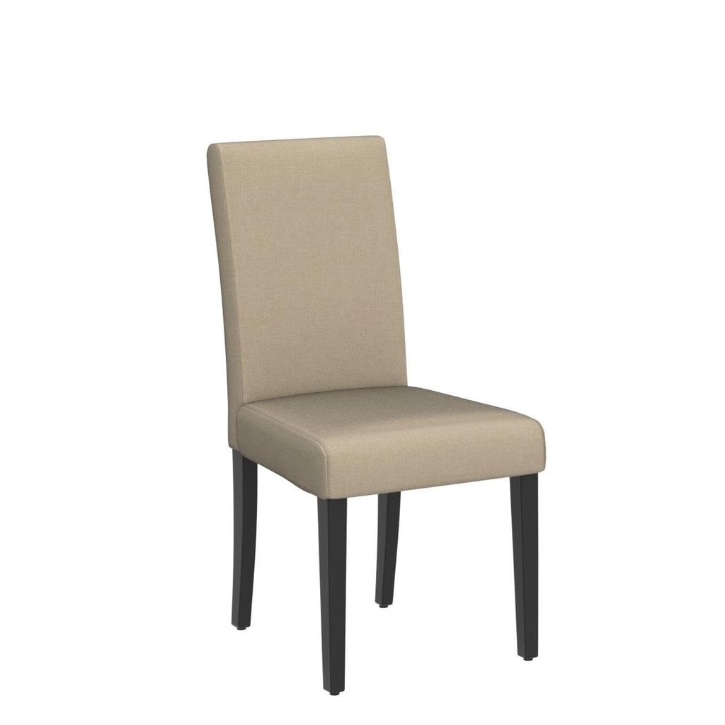 Set of 4 Upholstered Kitchen Chairs Khaki