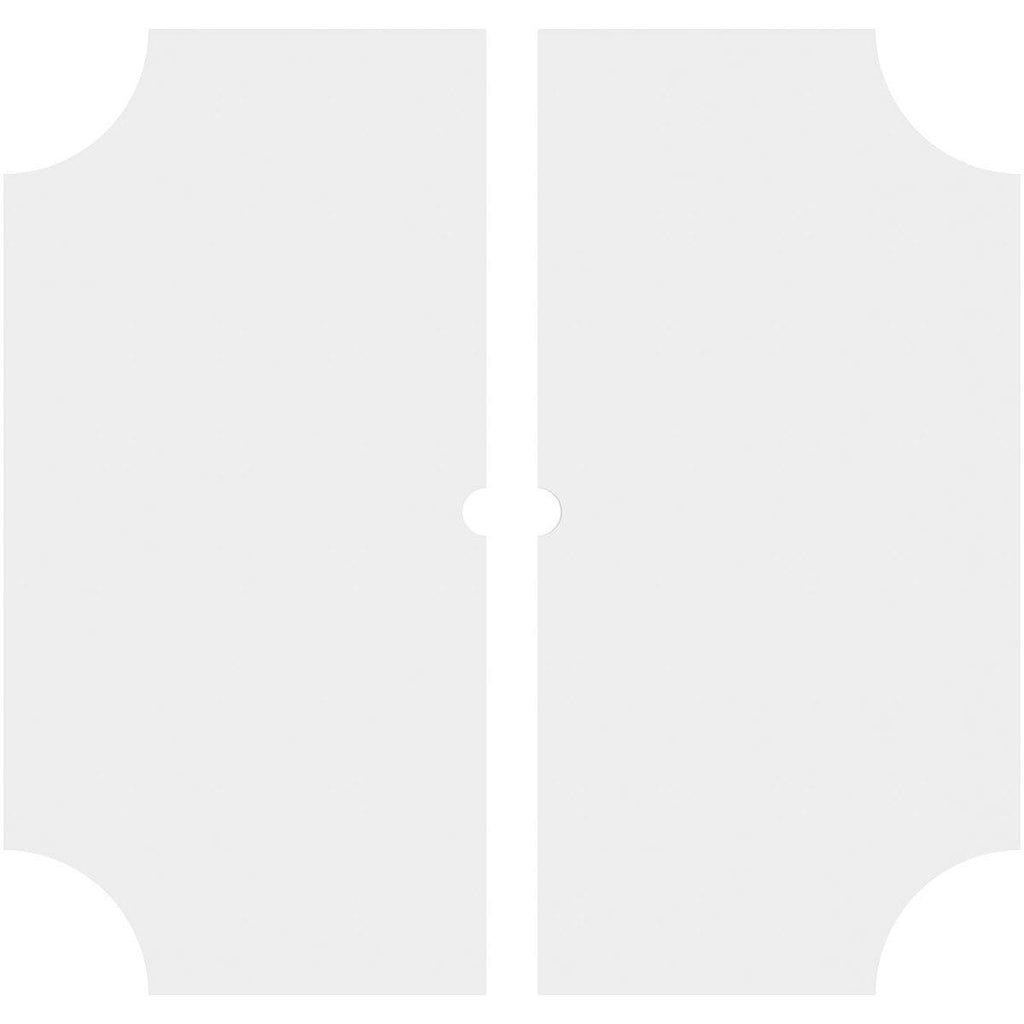 02000 Architectural Grade PVC Contemporary, Two Piece Urethane Ceiling Medallions 40"OD x 2"ID x 24"C