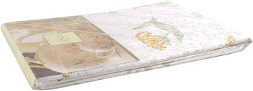 Butterfly Meadow Damask Tablecloth, Multicolor, 52" W x 52" L