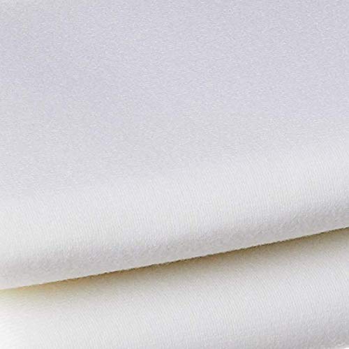 S Soft and Stable Fabric, 36 by 58-Inch, White