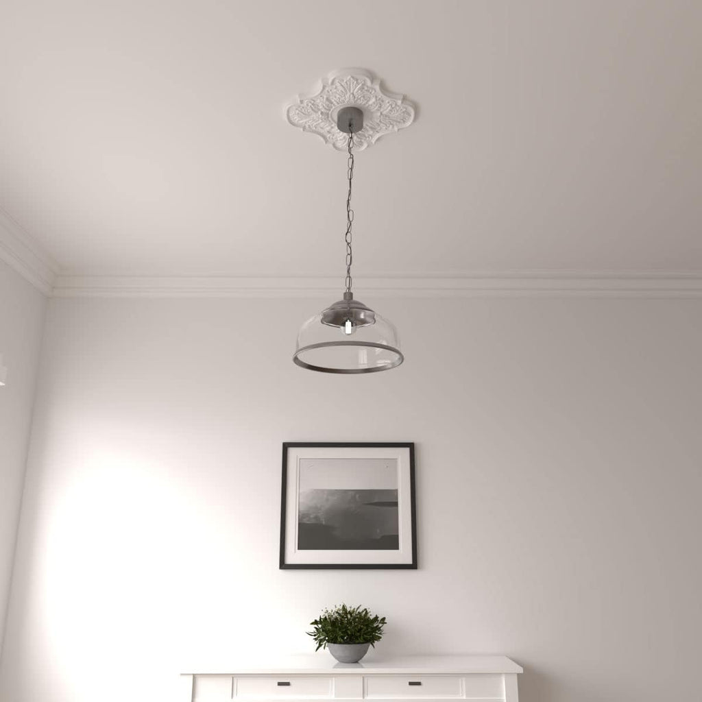 17 3/4"OD x 3 3/4"ID x 1"P Peralta Ceiling Medallion (Fits Canopies up to 4 5/8")