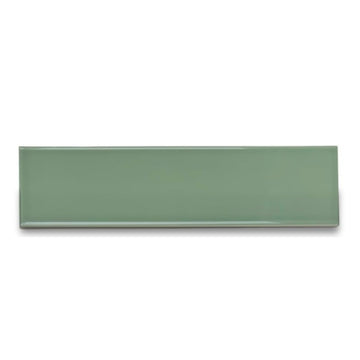 3x12 Olive Green Ceramic Subway Tile Backsplash, Bathroom Shower Walls, Fireplace Surround, Accent Decor - 12 Sq. Ft.