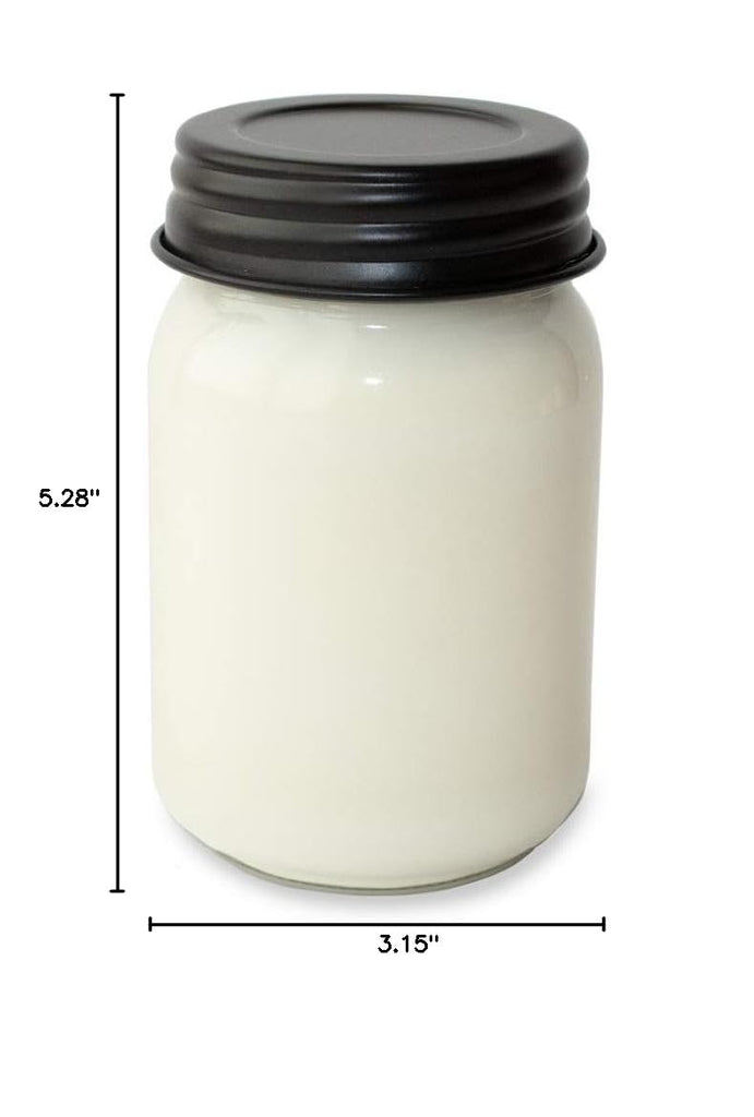 Balsam & Cedar Soy Candle, 13 oz Mason Jar, 65+ Hr Burn