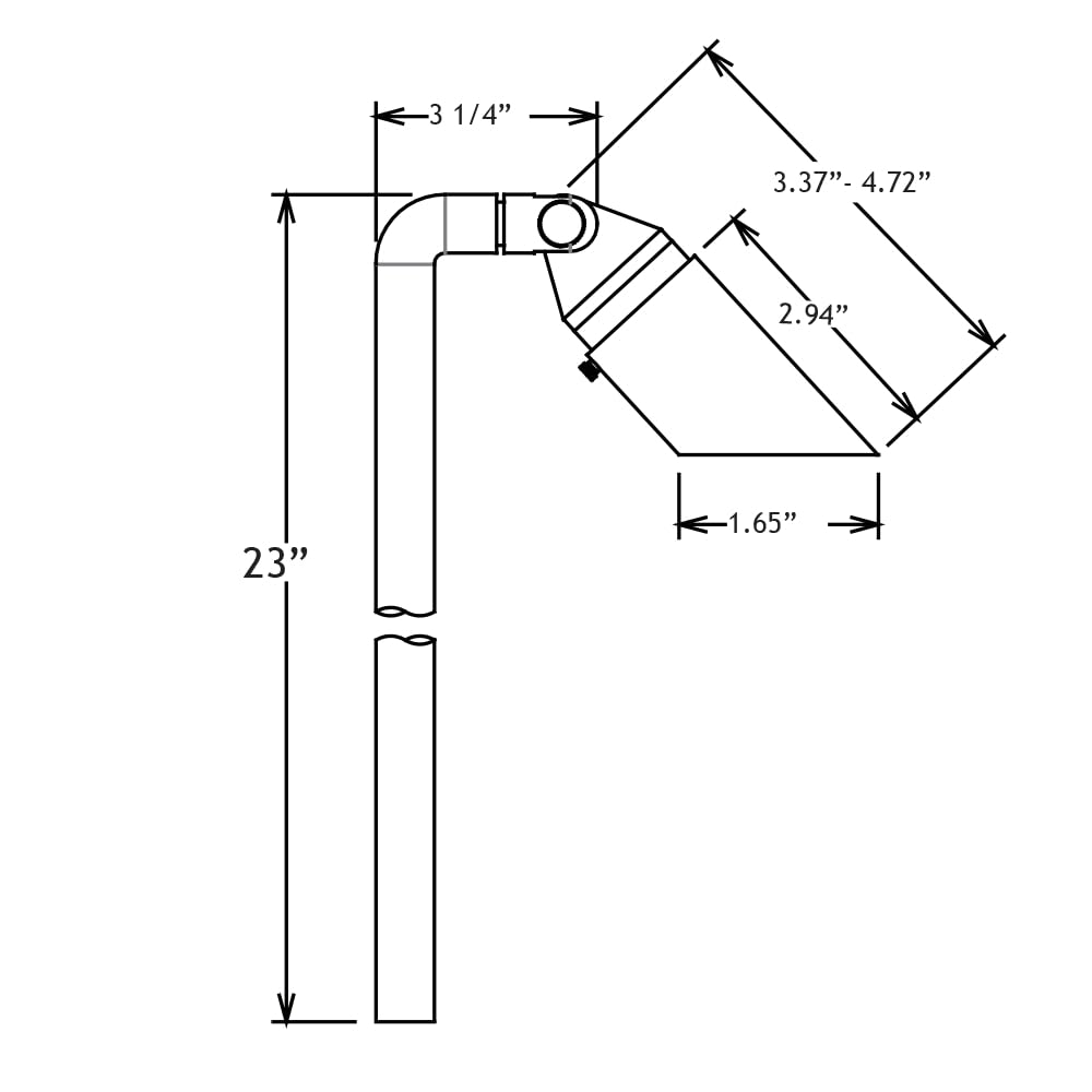 Innovator 12V Cast Brass Adjustable Path Light (Bronze)
