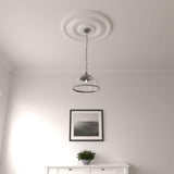 Jefferson Ceiling Medallion, 26 1/2"OD x 3 5/8"ID x 1 1/2"P (Fits Canopies up to 5"), Factory Primed