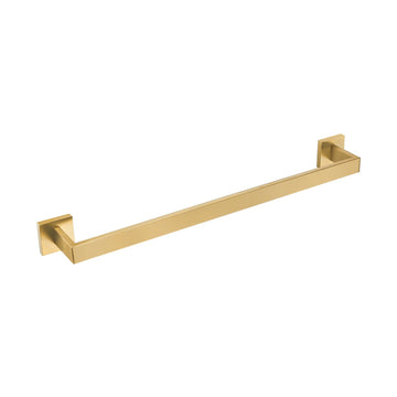 22 Inch Gold Bathroom Accessories, Gold Towel Rack Wall Mounted Towel Bar, Heavy Duty Modern Brushed Brass Towel
