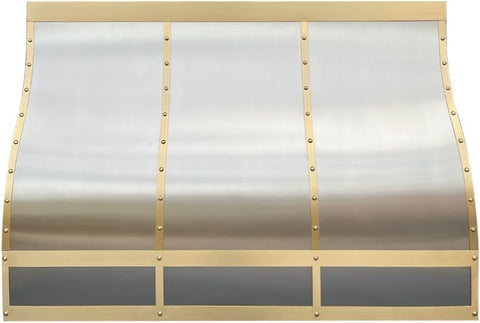 Wall Mount Range Hood 4 Speed LED Lights