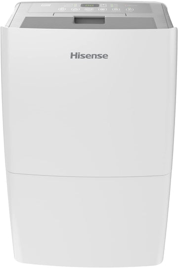50 Pint 3-Speed Dehumidifier with Built-in Pump, 3 Modes Auto, Continuous, Manual, White, Up to 4500 sq ft