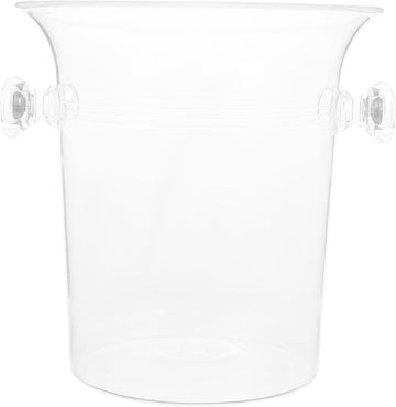 Acrylic Ice Bucket with Handles for Bars and Nightclubs