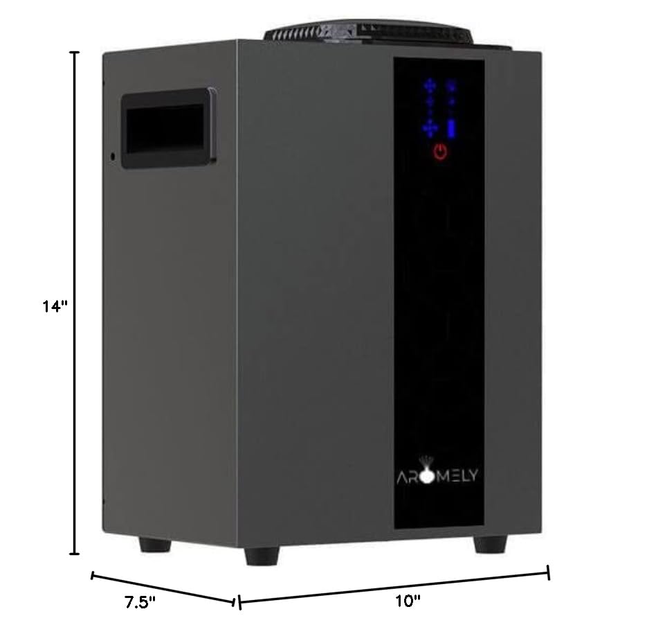 ARO PRO HVAC Scent Diffuser - Nebulizing Waterless Diffuser - Black