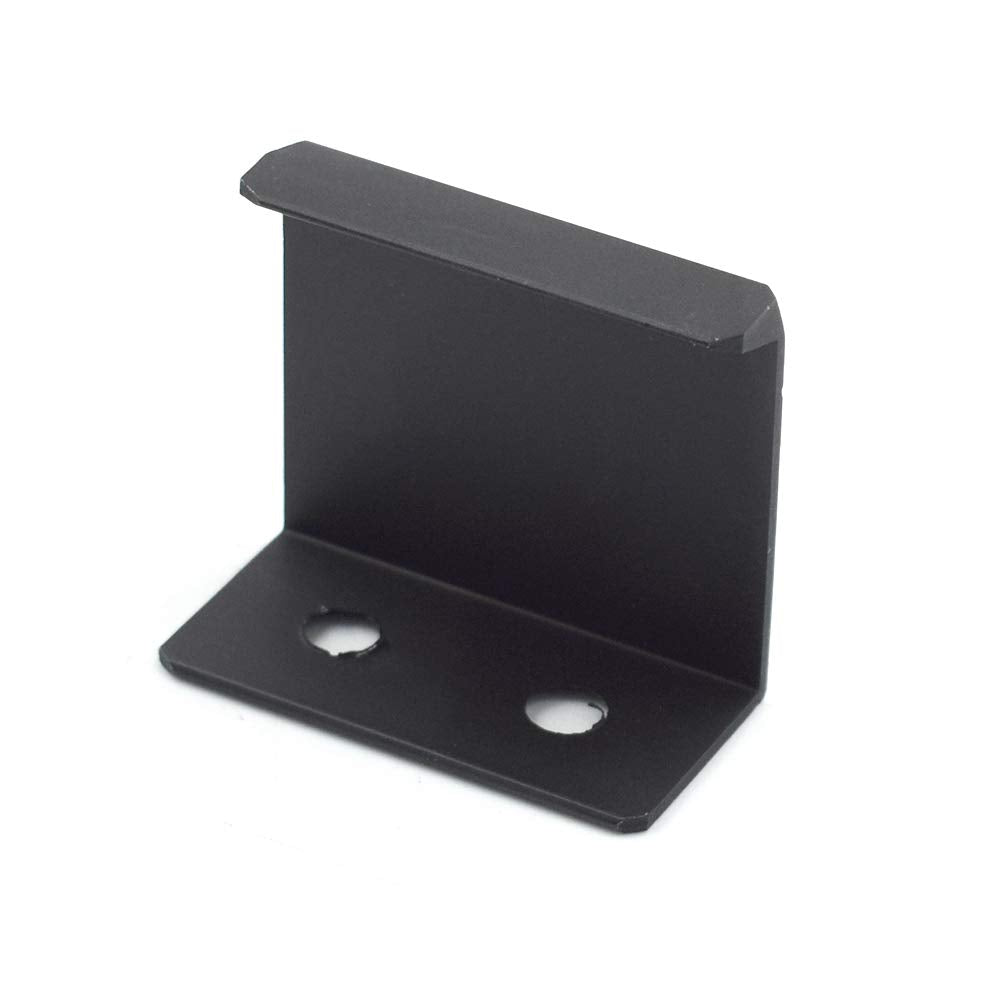 1.38 Inch Finger Pull 10Pcs, 0.63 Inch Hole Centers, Aluminum Alloy, Black