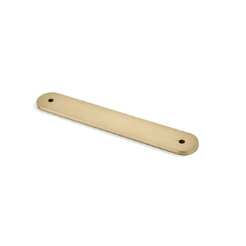 10 Pack Champagne Bronze Cabinet Hardware Handle Pull Backplate/Back Plate - 5" Inch (128mm) Hole Centers