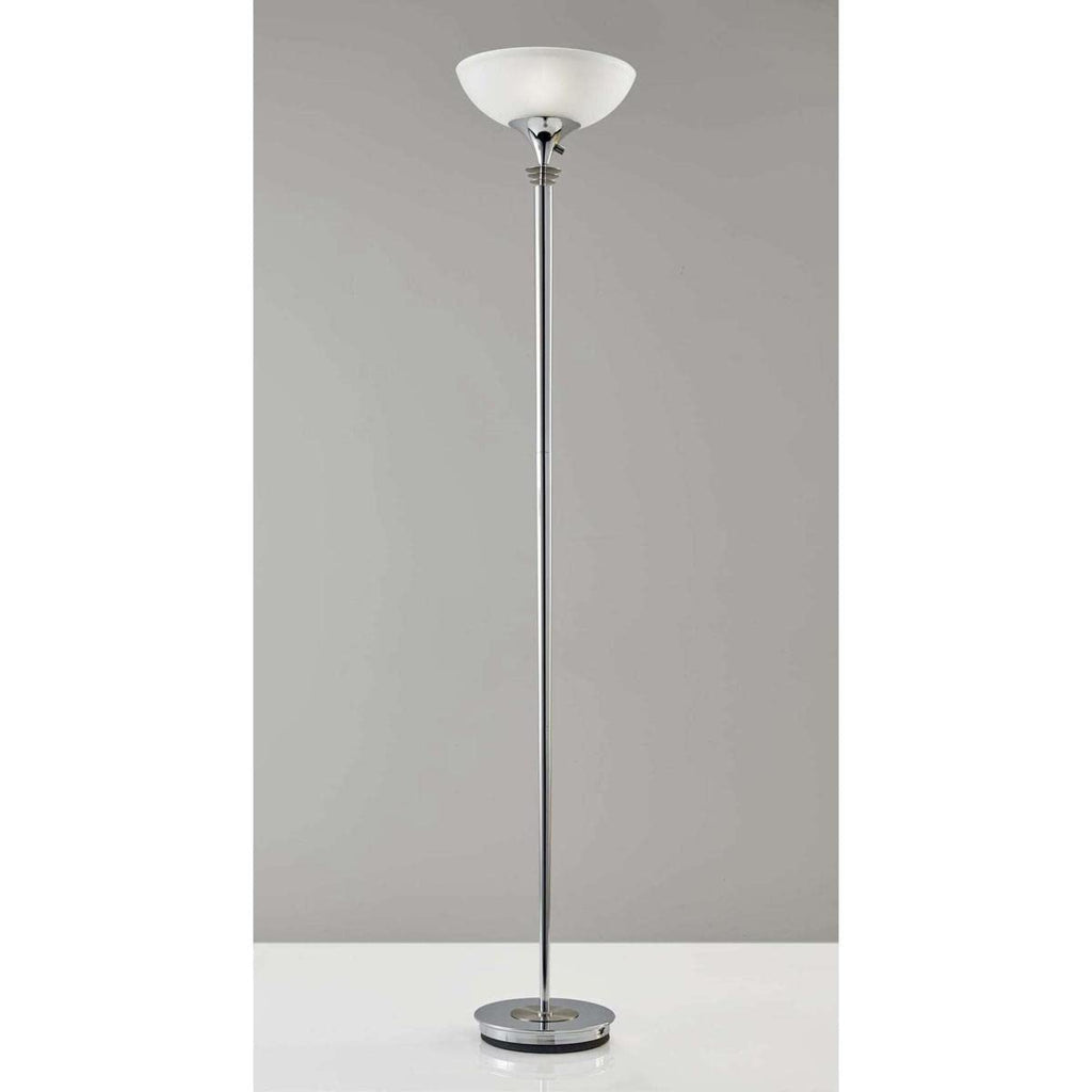 Metropolis Floor LAMP - Chrome Chrome