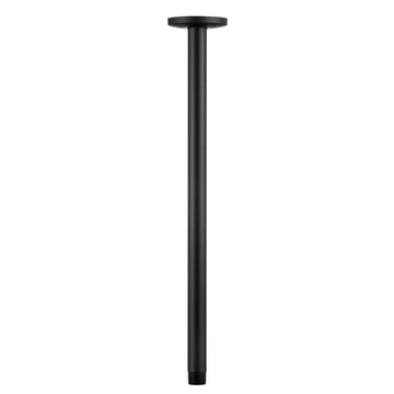 Shower Arm with Flange, 16 in Ceiling Mount Replacement Rain Shower Head Straight Arm Ceiling-Mounted For Fixed