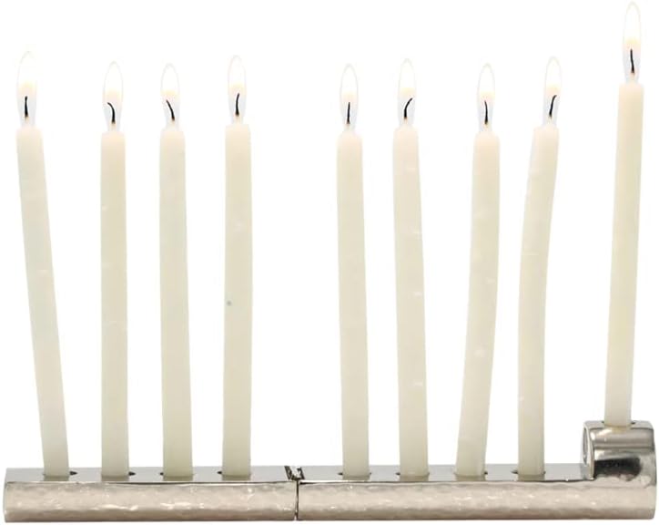 Folding Travel Hanukkah Chanukah Hammered Metal Multicolor (HTM-1)