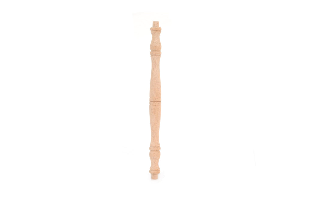 Wooden Baluster Spindles 9-5/16", Pack of 25 Solid Beech Wood for Crafts, Furniture Woodworking, Sturdy Stair Spindles
