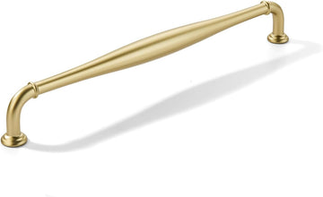 12inch(305mm) Hole Center Appliance Pulls Brushed Brass Cabinet Pulls Solid Heavy-Duty Satin Brass Tradition