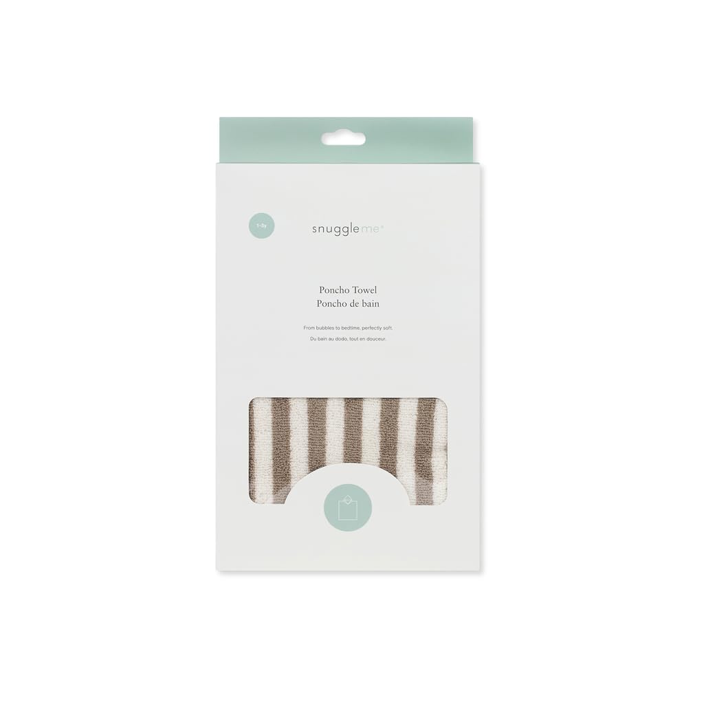Organic Toddler Poncho Towel with Hood - Birch