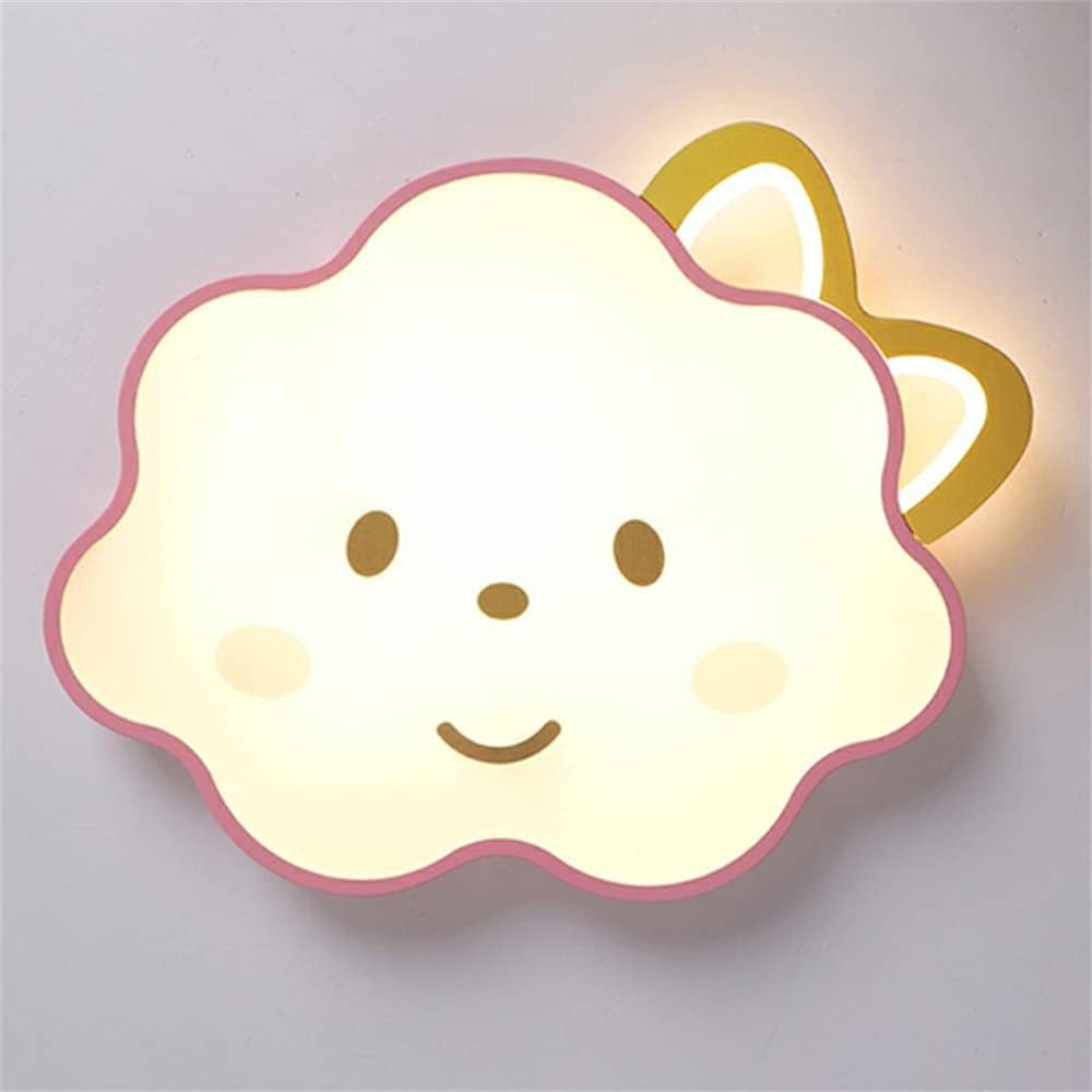 Lovely Cloud Shape LED Ceiling Light Girls Room LED Flush Mount Light Fixture Baby Room Close to Ceiling Lighting