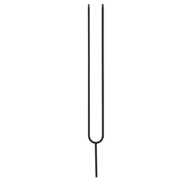 (Set of 10) Split Oval Wrought Iron Hollow 1/2" Stair Balusters in Satin Black