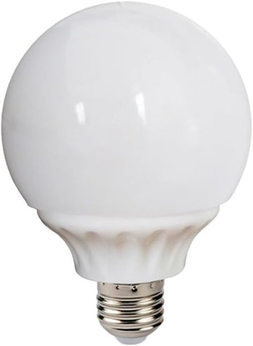 Home Bulbs 10pcs/lot LED Milky White Plastic Ball Bulb AC220V G80/G95 E27 Screw LED Bulb Mirror Front Bulb Household