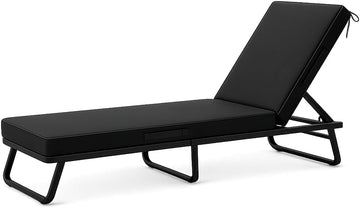 Chaise Lounge Cushions Outdoor Waterproof and Fade Resistant 72x21x3 Inch Lounge Cushions for Outdoor Patio Chair