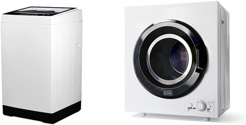 Small Portable Washer + Dryer Bundle for Household Use