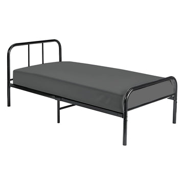 Cot Fitted Sheet 25 x 75, 100% Egyptian Cotton, Dark Grey