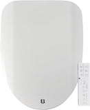 Elongated Electric Bidet Toilet Seat with Endless Warm Water, Heated Seat, Dual Front and Rear Wash, Warm Air Dryer, LED Night Light