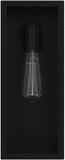 2-Pack Outdoor Wall Lanterns, Exterior Waterproof Wall Sconce with Glass Shades, Matte Black Porch Lights Wall Mounted
