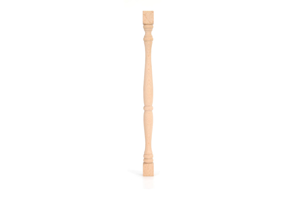 Wooden Baluster Spindles 13", Pack of 12 Solid Beech Wood for Crafts, Furniture Woodworking, Sturdy Stair Spindles