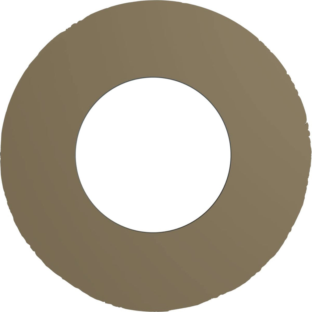 9"OD x 4 1/2"ID x 1/2"P Claremont Ceiling Medallion, Black Pearl