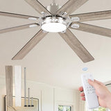 Fanbulous 84 Inch Nickel Ceiling Fan