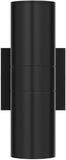 Outdoor Wall Lights 2 Packs, Integrated LED Cylinder Up Down 12W 2700K Modern Aluminum Light