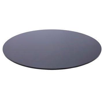 Round Black Wood Clothing Rack Topper (30 in Diameter)
