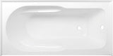 Aqua Eden VTAP603022R 60-Inch Acrylic Anti-Skid Alcove Tub with Right Hand Drain Hole, White