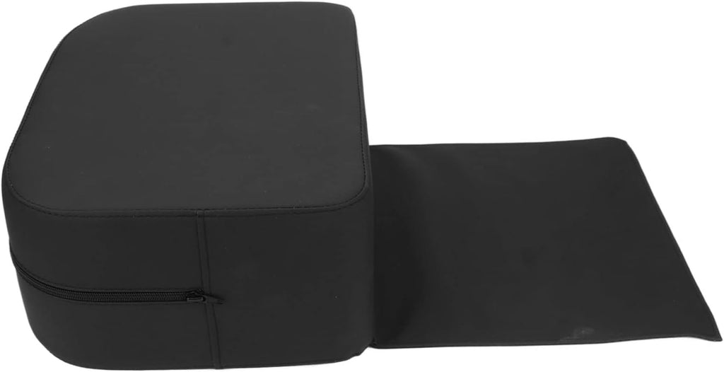 Salon Booster Seat Cushion for Child Hair Cutting, PU Leather Barber Heightening Pad for Vintage Chairs