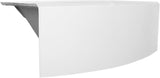 VTDR663222R 66-Inch Acrylic Curved Apron 3-Wall Alcove Tub with Right Hand Drain, Glossy White