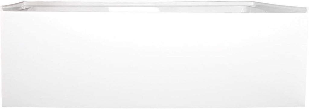 VTAP663222R 66-Inch Acrylic 3-Wall Alcove Tub with Right Hand Drain, White