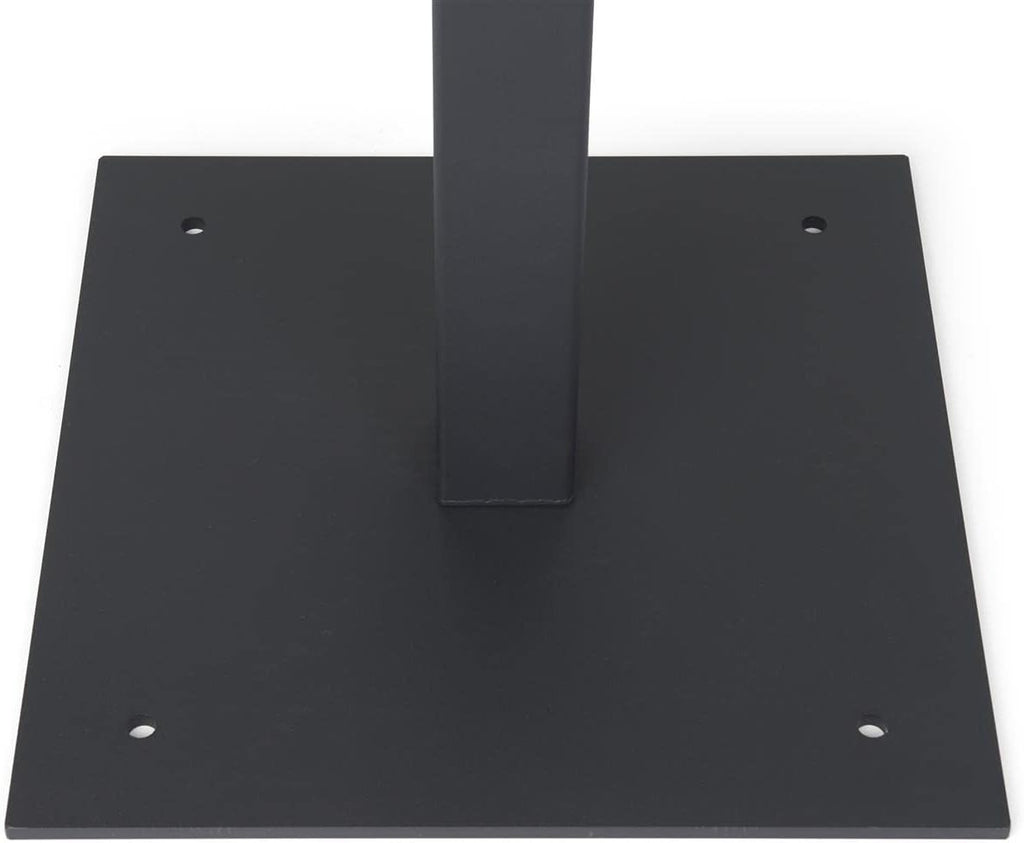 16 w x 52 h Outdoor Pedestal Drop Box w/ Permanent Mounting and Steel Build - Black (FDHDBBP1)