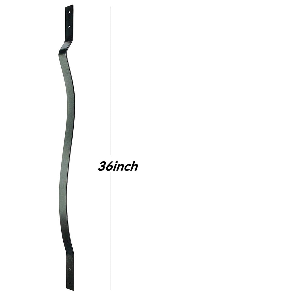 26 Pack 36" Deck Balusters with Screws, Iron Deck Railing