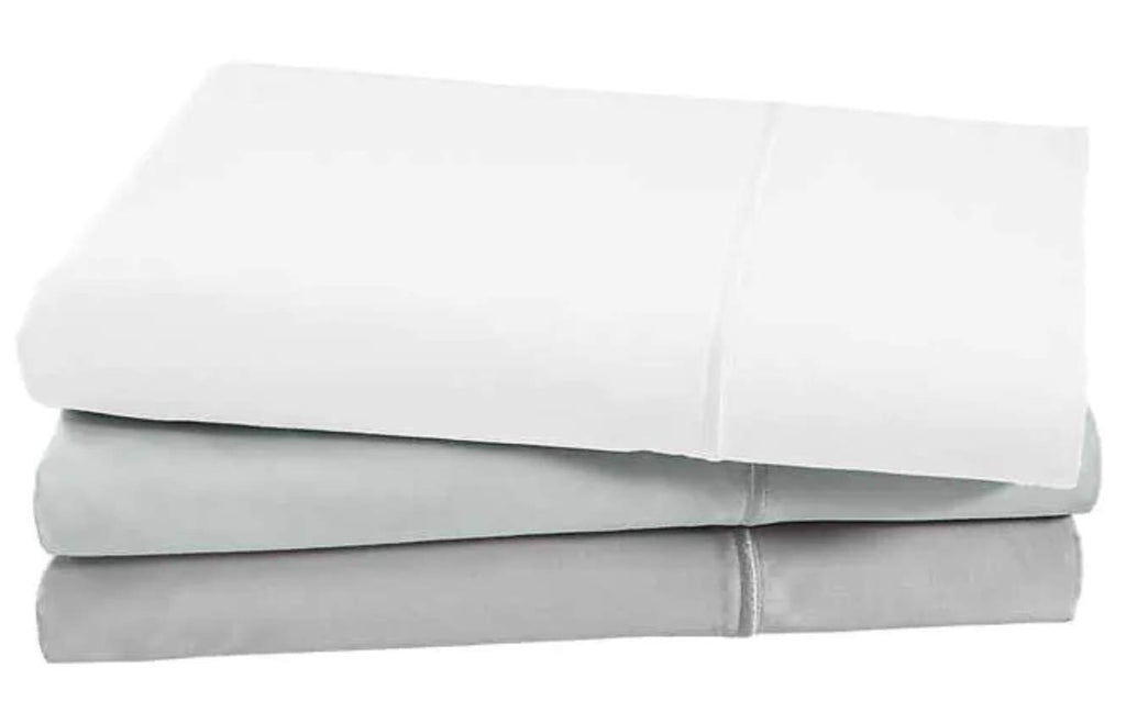 Sateen 800 Thread Count Supima Cotton Sheet Set (Bright White, Queen)