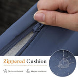 4-Piece Wicker Outdoor Patio Furniture Set | Navy for Backyard, Garden & Porch