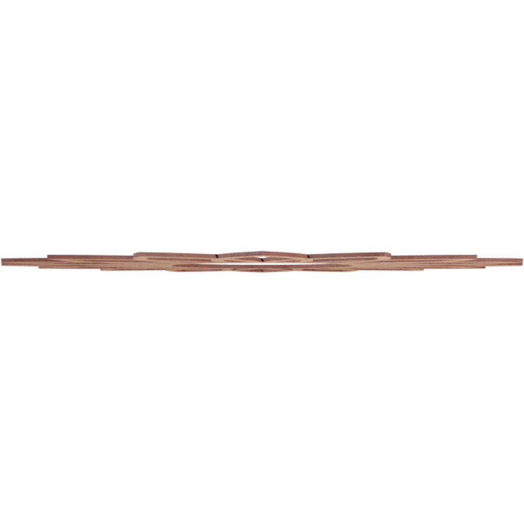 34"OD x 11 7/8"ID x 3/8"T Daisy Wood Fretwork Pierced Ceiling Medallion, Wood (Paint Grade)