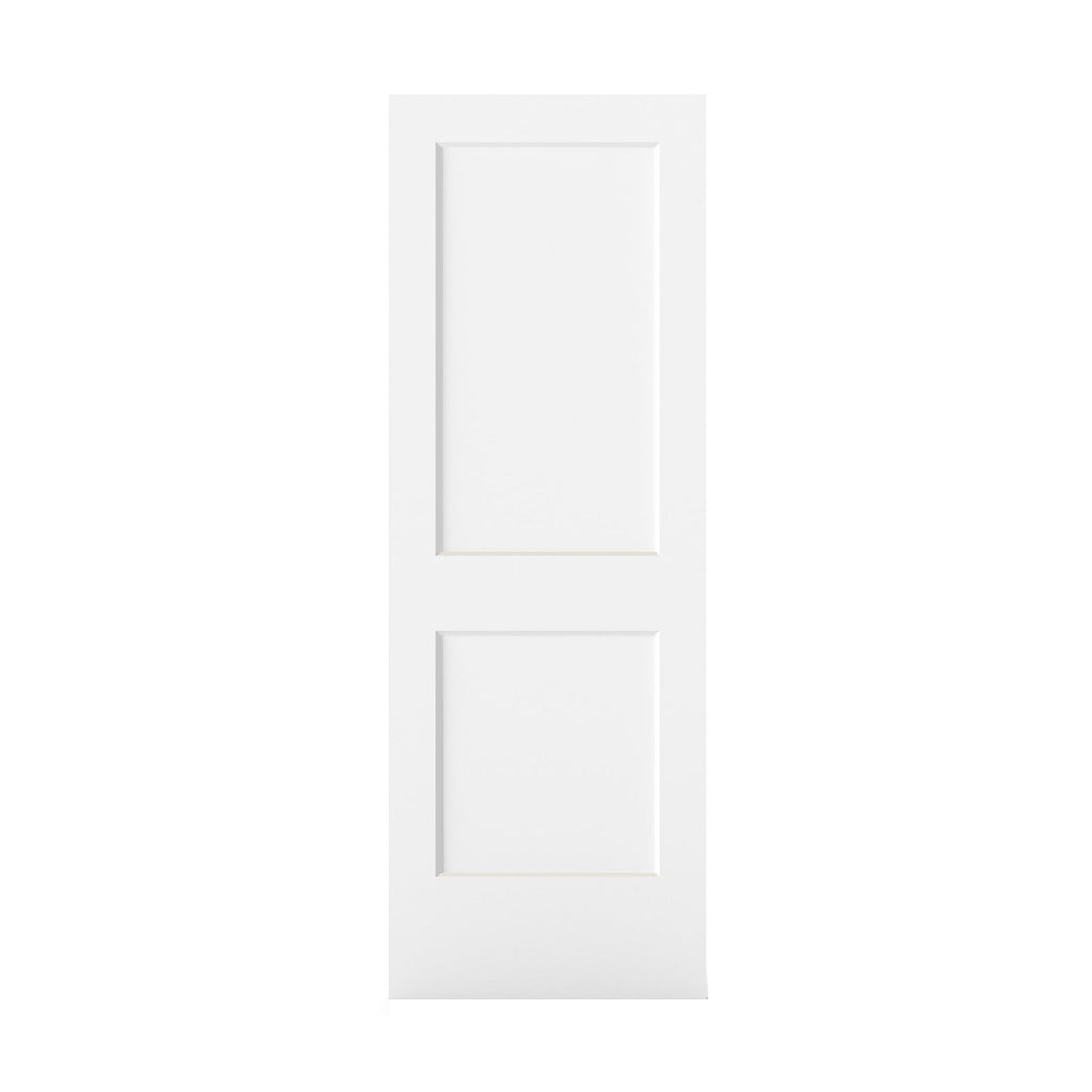 28x80 in 2-Panel White Primed Interior Door Panel